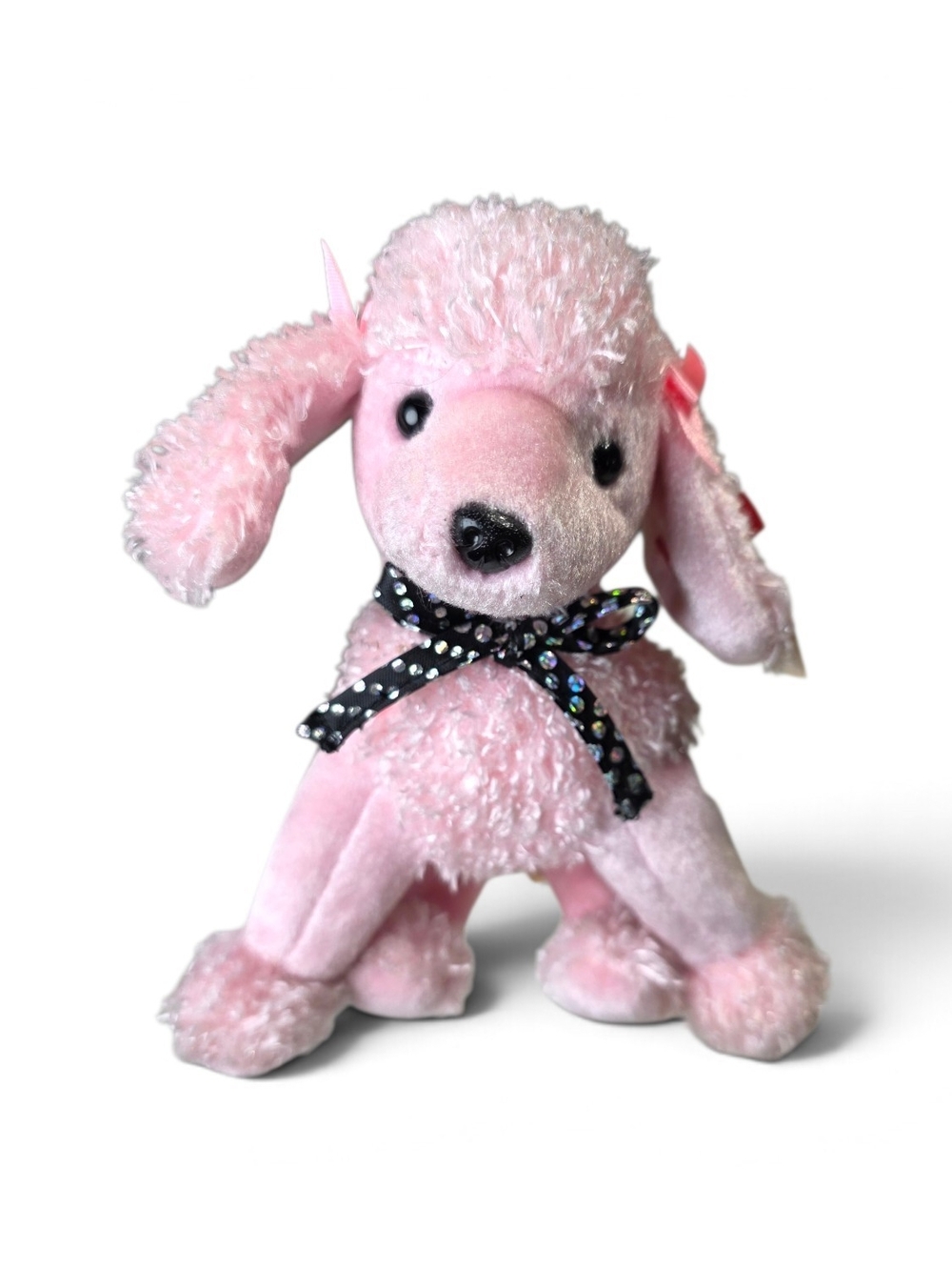 Ty Beanie Babies "Brigitte" Pink Plush Poodle Dog